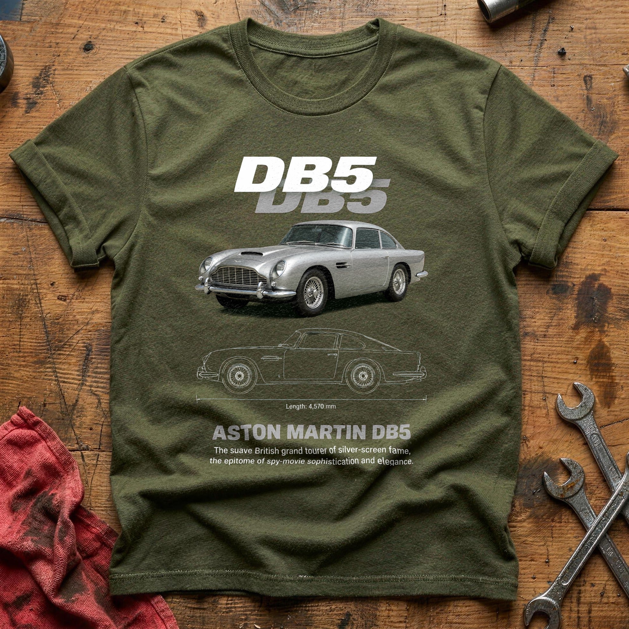 Silver Screen Legend T-Shirt - Military Green