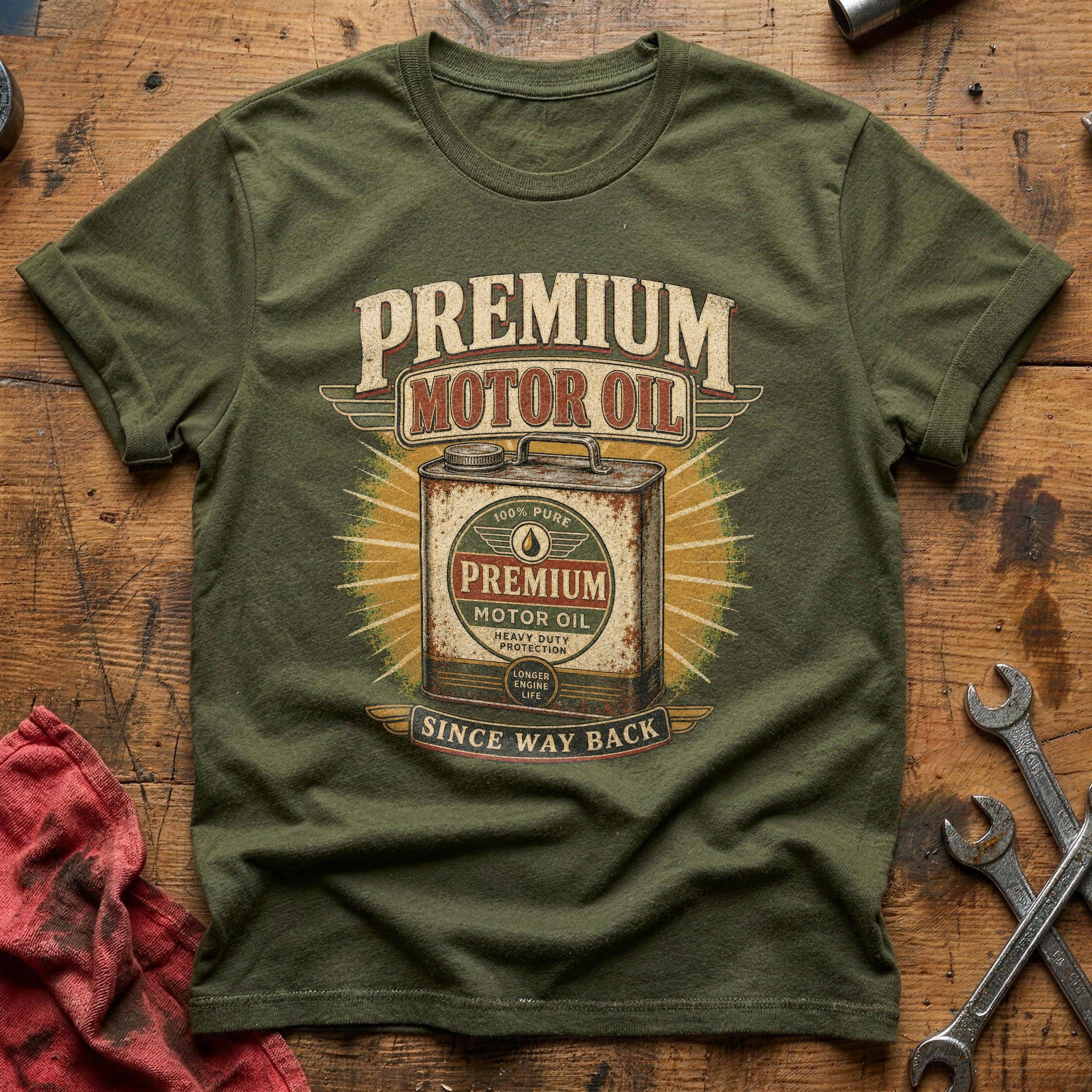 Since Way Back T-Shirt - Military Green