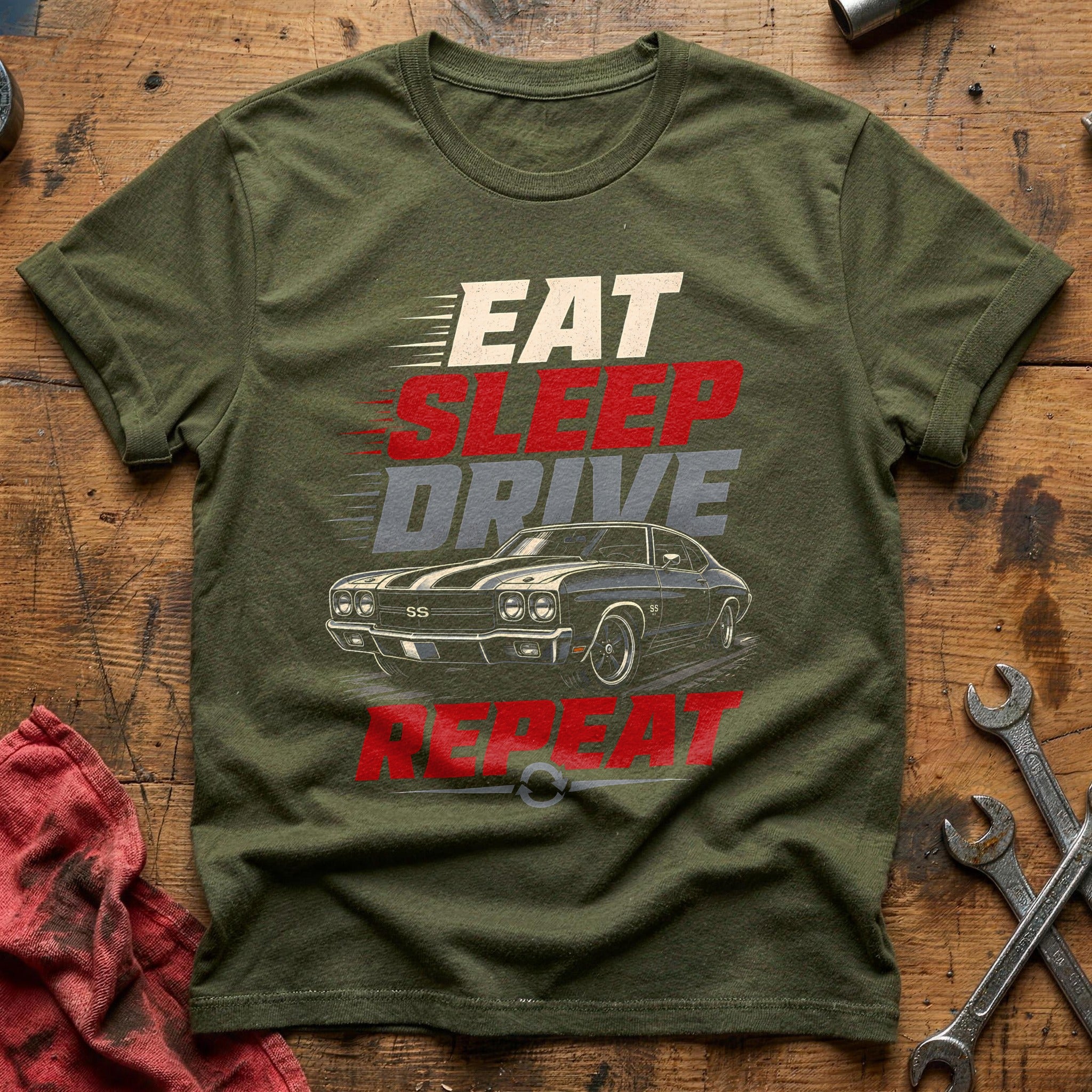 Sleep Drive Repeat - Military Green