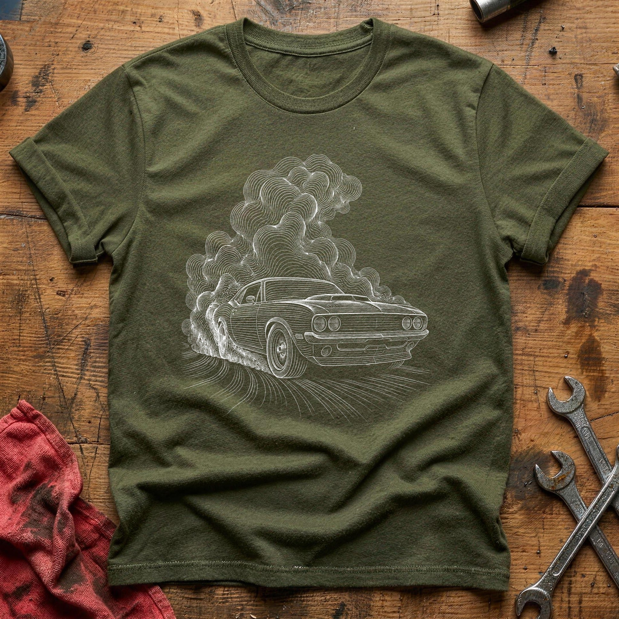 Smoke & Dust T-Shirt - Military Green