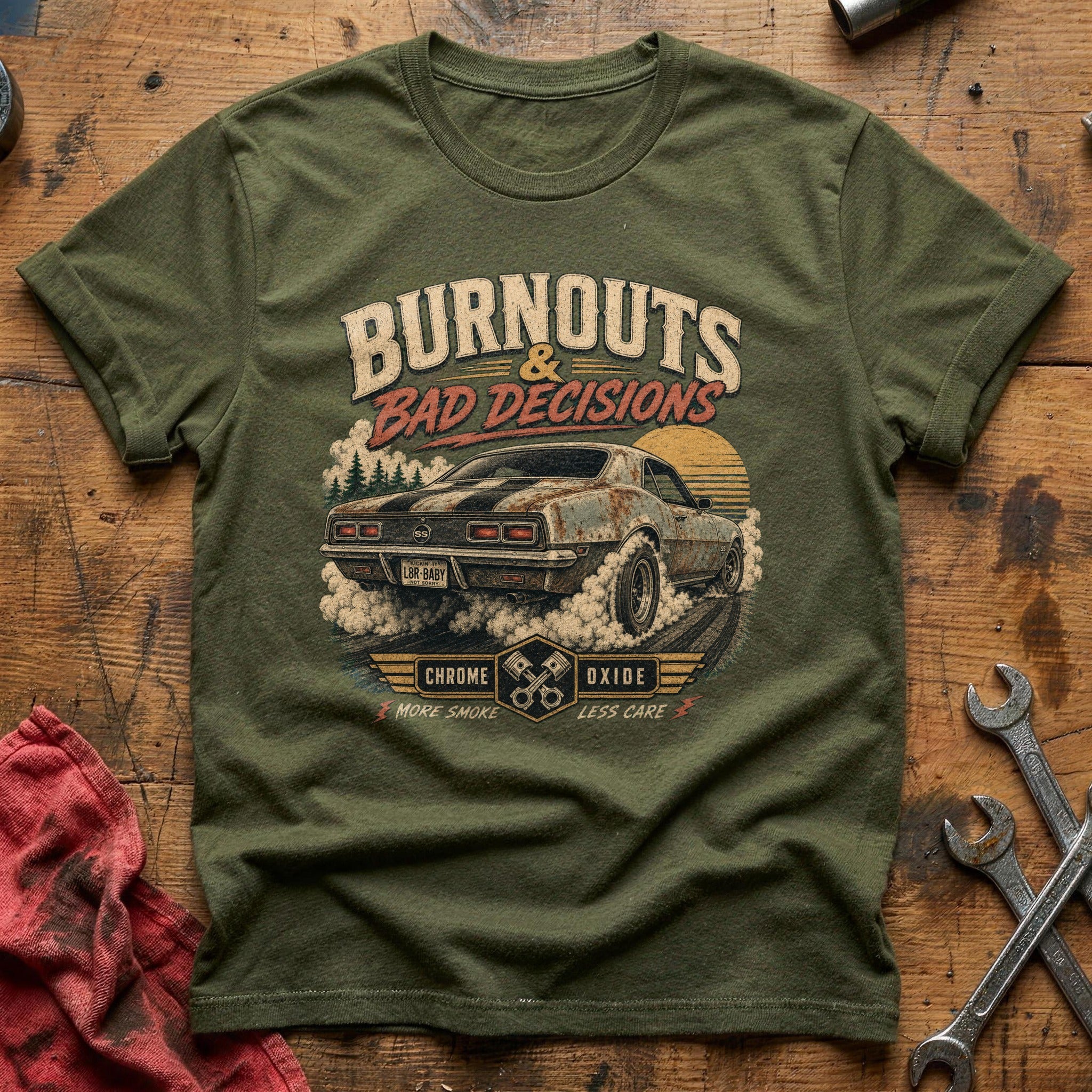 Smoke & Regrets - Military Green