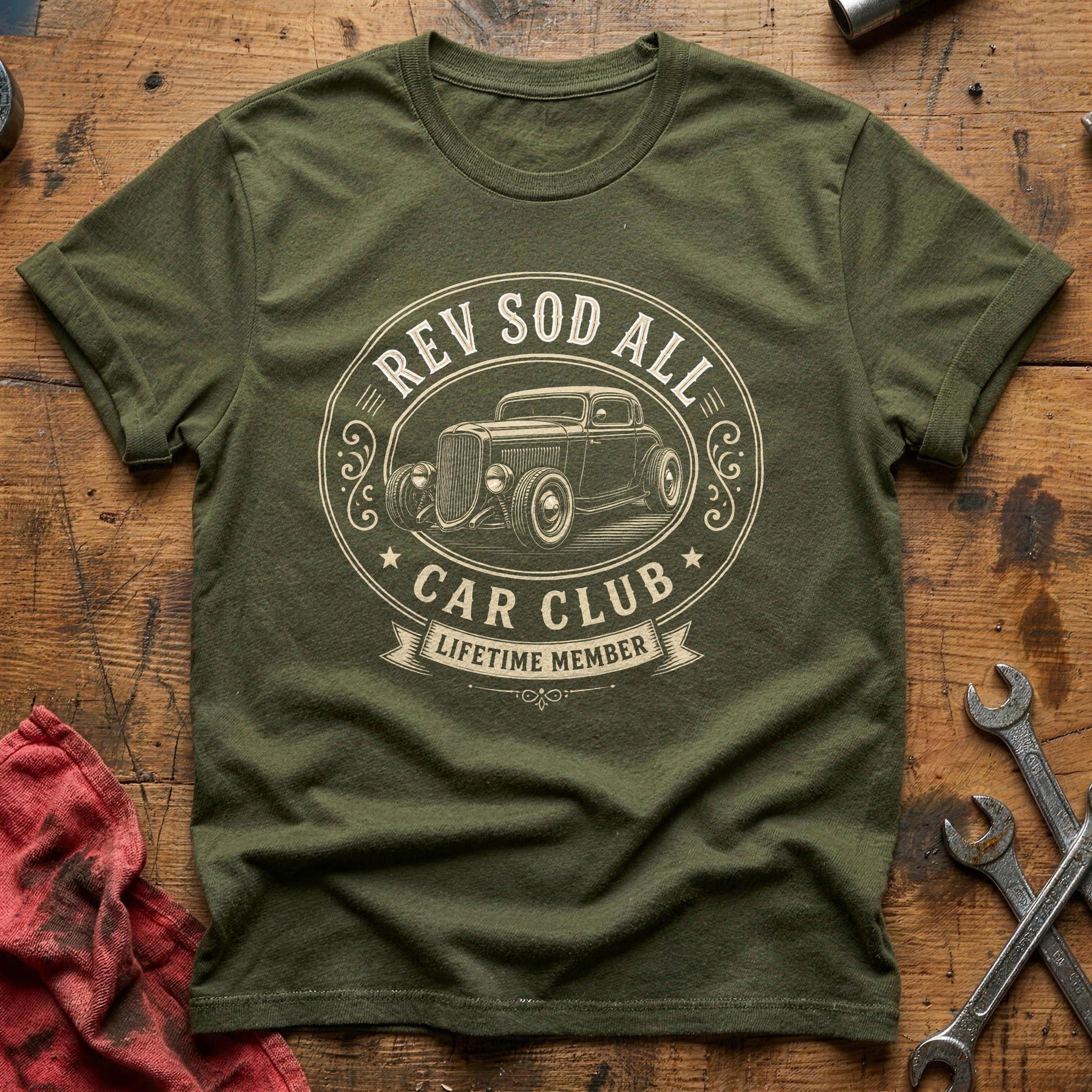 Sod All Lifetime Member T-Shirt - Military Green