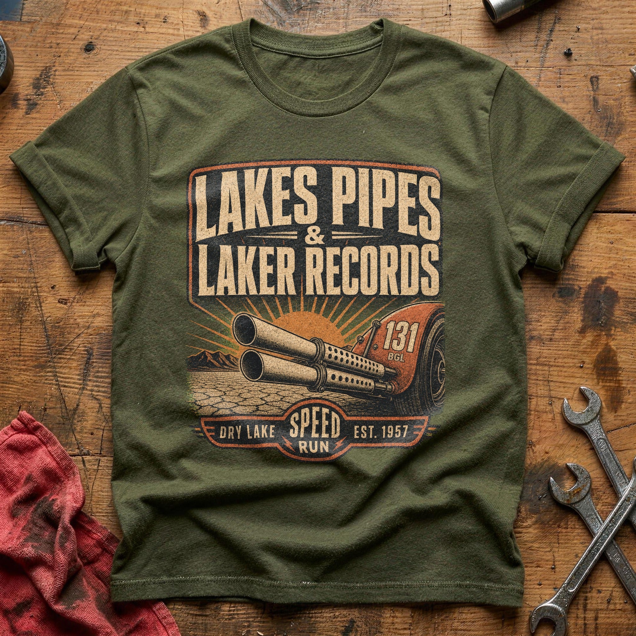 Speed Run Legacy T-Shirt - Military Green