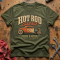 Speed Shop Hotrod - Military Green