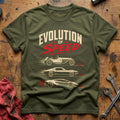 Speed Timeline T-Shirt - Military Green