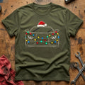 Sports Car Christmas Lights 61 T-Shirt - Military Green