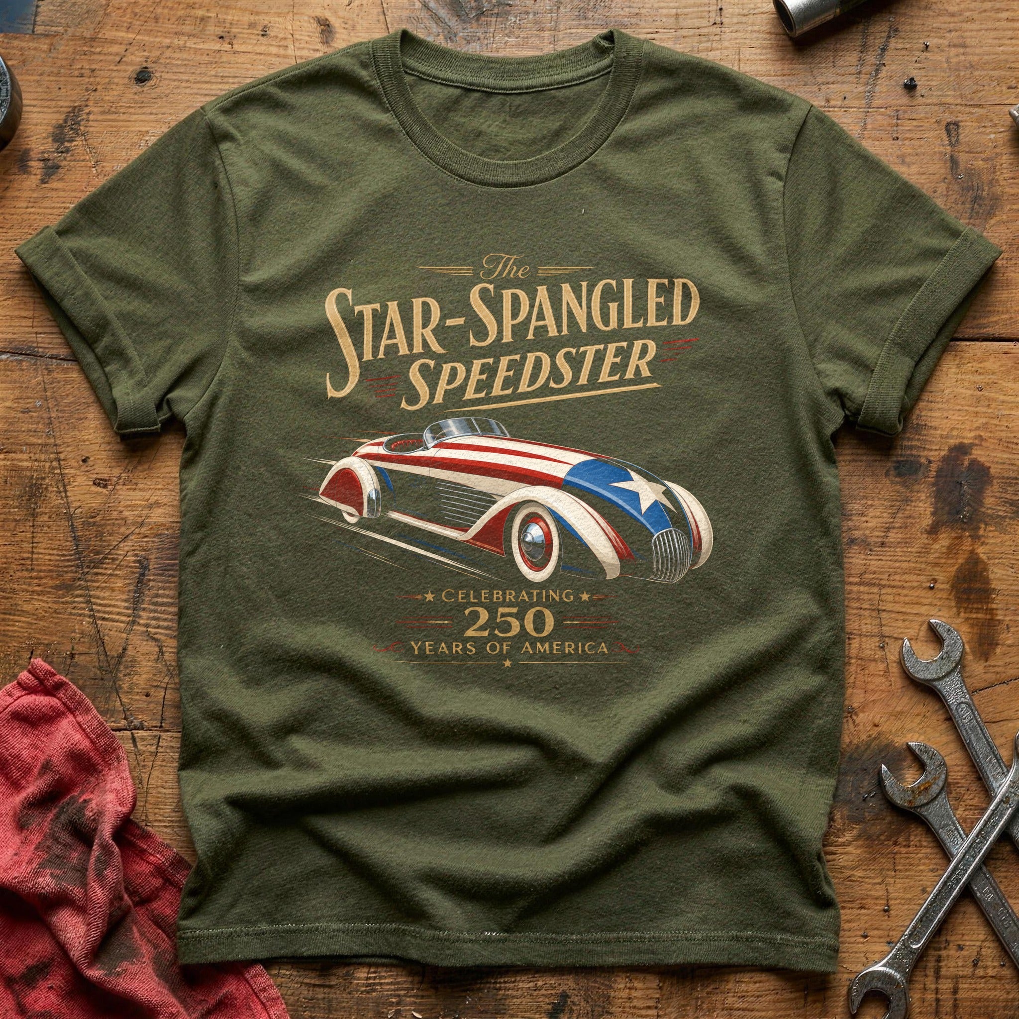 Star-spangled Speedster - Military Green