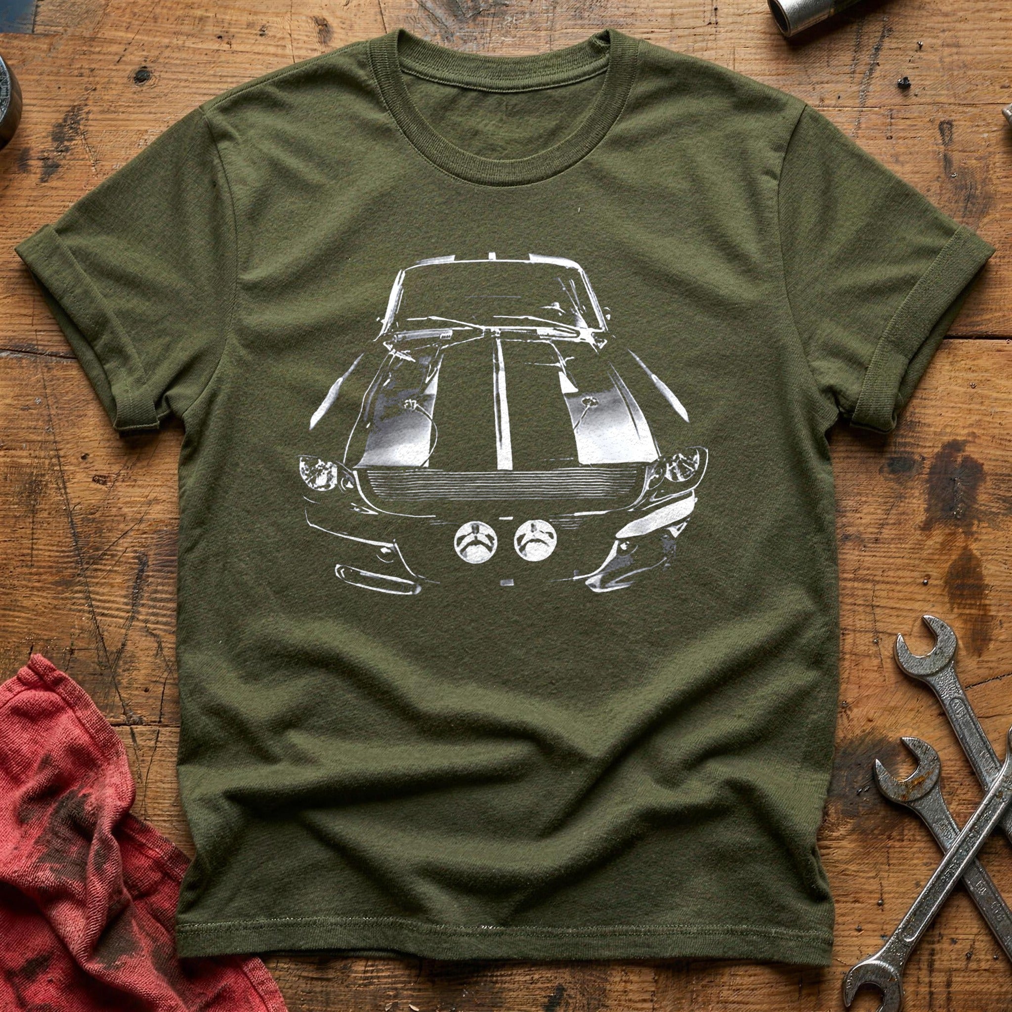 Style eleanor car T-Shirt - Military Green