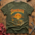 Summerween Hotrod 91 T-Shirt - Military Green
