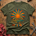 Sunburst & Steel T-Shirt - Military Green