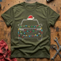 SUV Christmas Lights 35 T-Shirt - Military Green