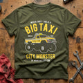 Taxi monster truck T-Shirt - Military Green