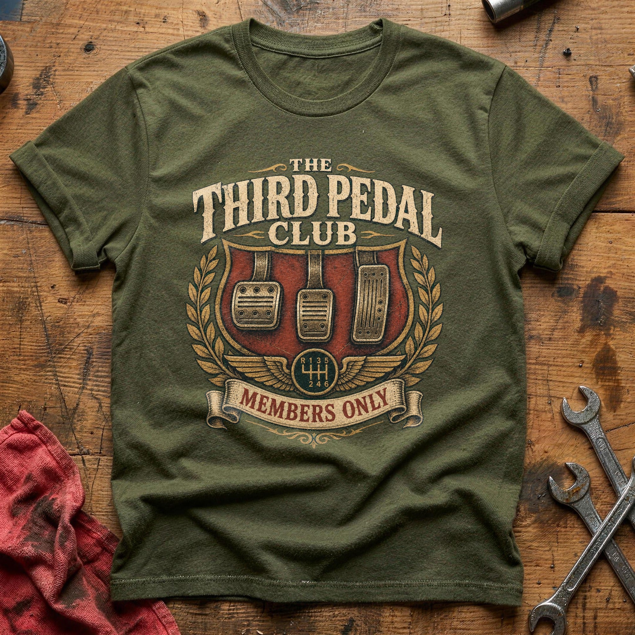 Third Pedal Club - Military Green