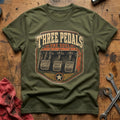 Three Pedals, One Soul T-Shirt - Military Green