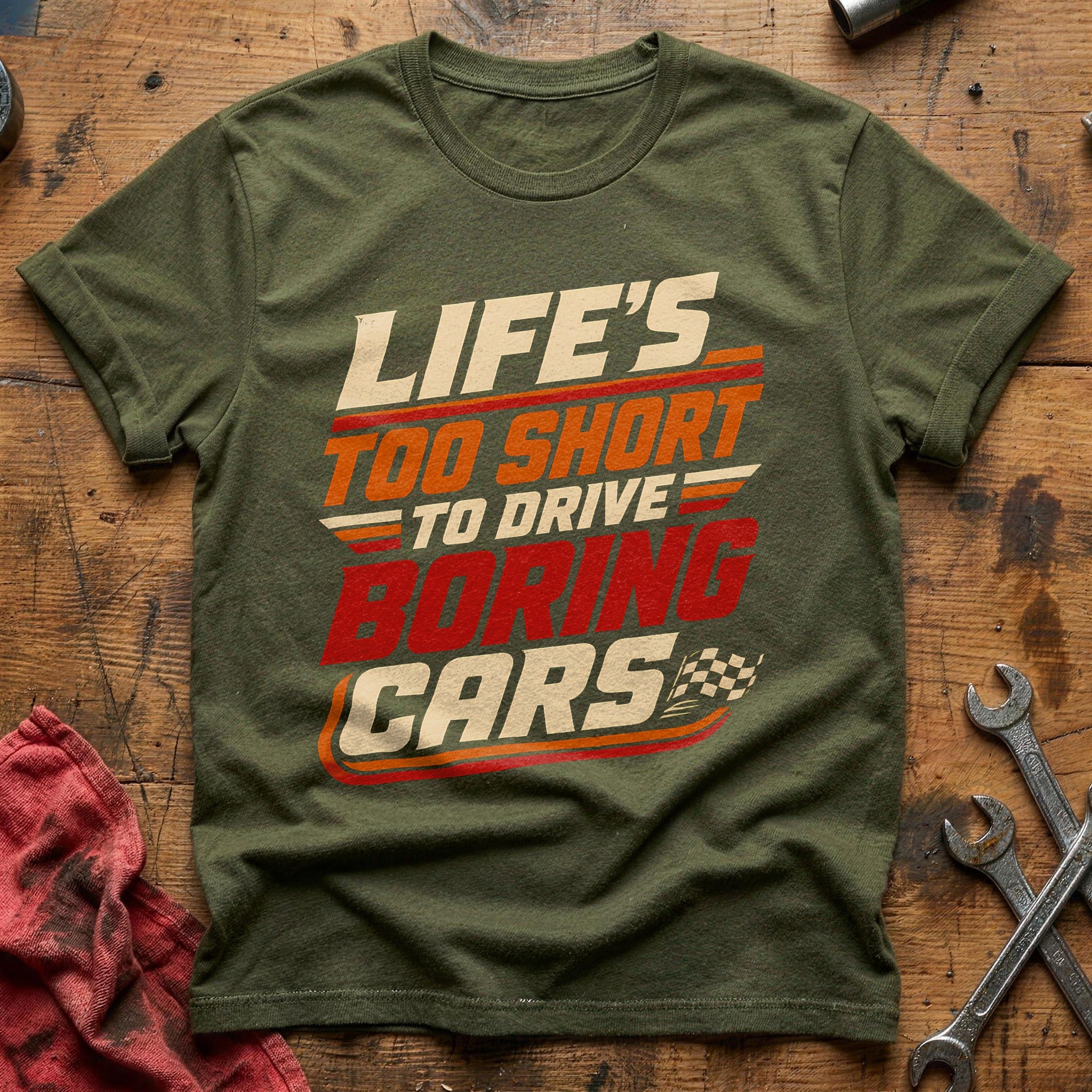 Too Short For Boring - Military Green