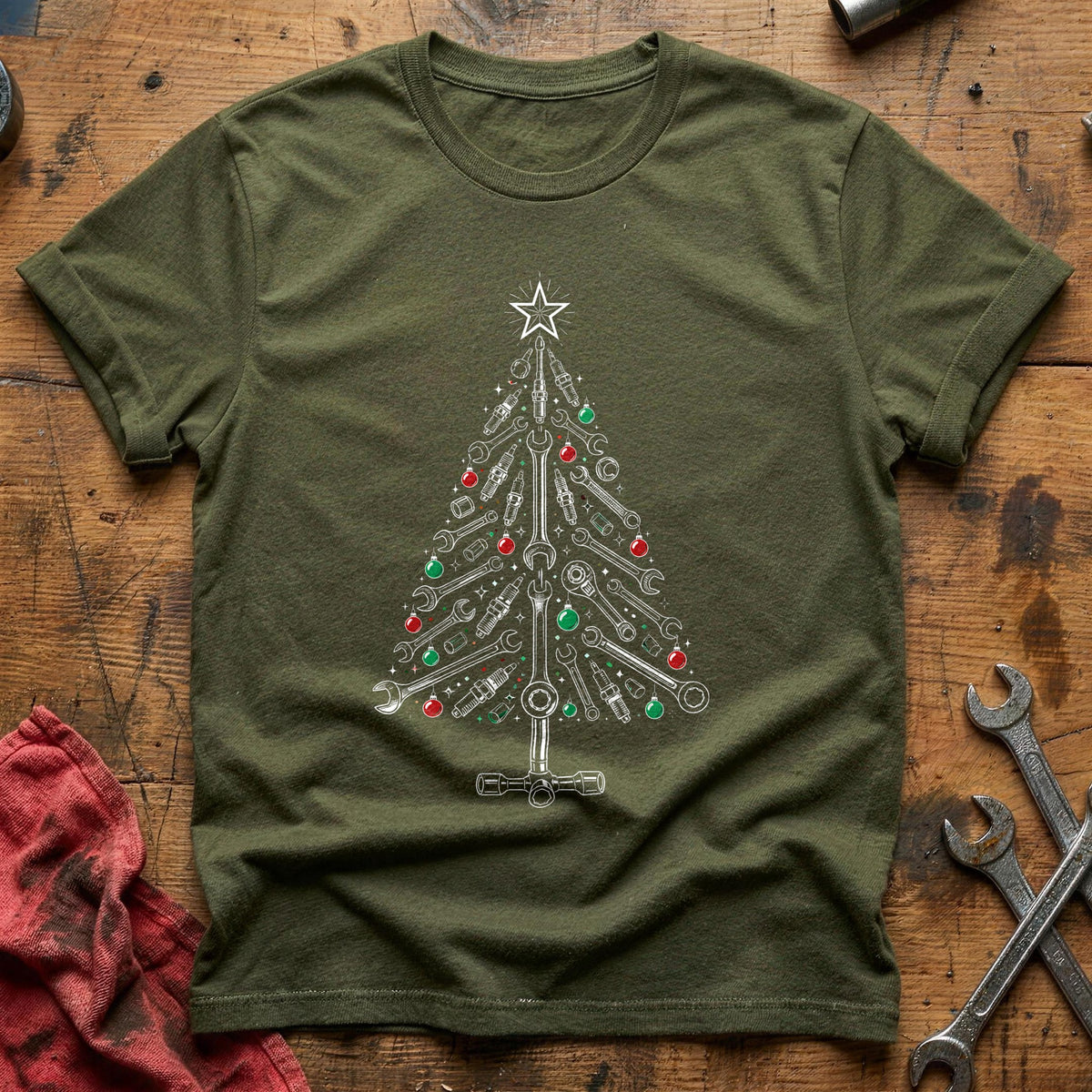 Tools Tree 43 T-Shirt - Military Green