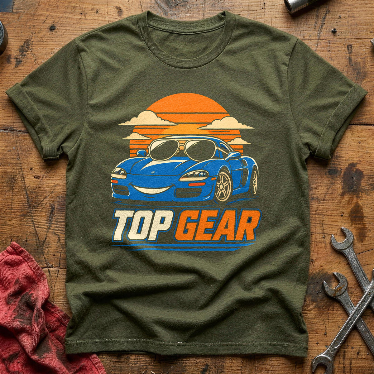 Top Gear 57 T-Shirt - Military Green