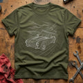 Touge Blitz T-Shirt - Military Green