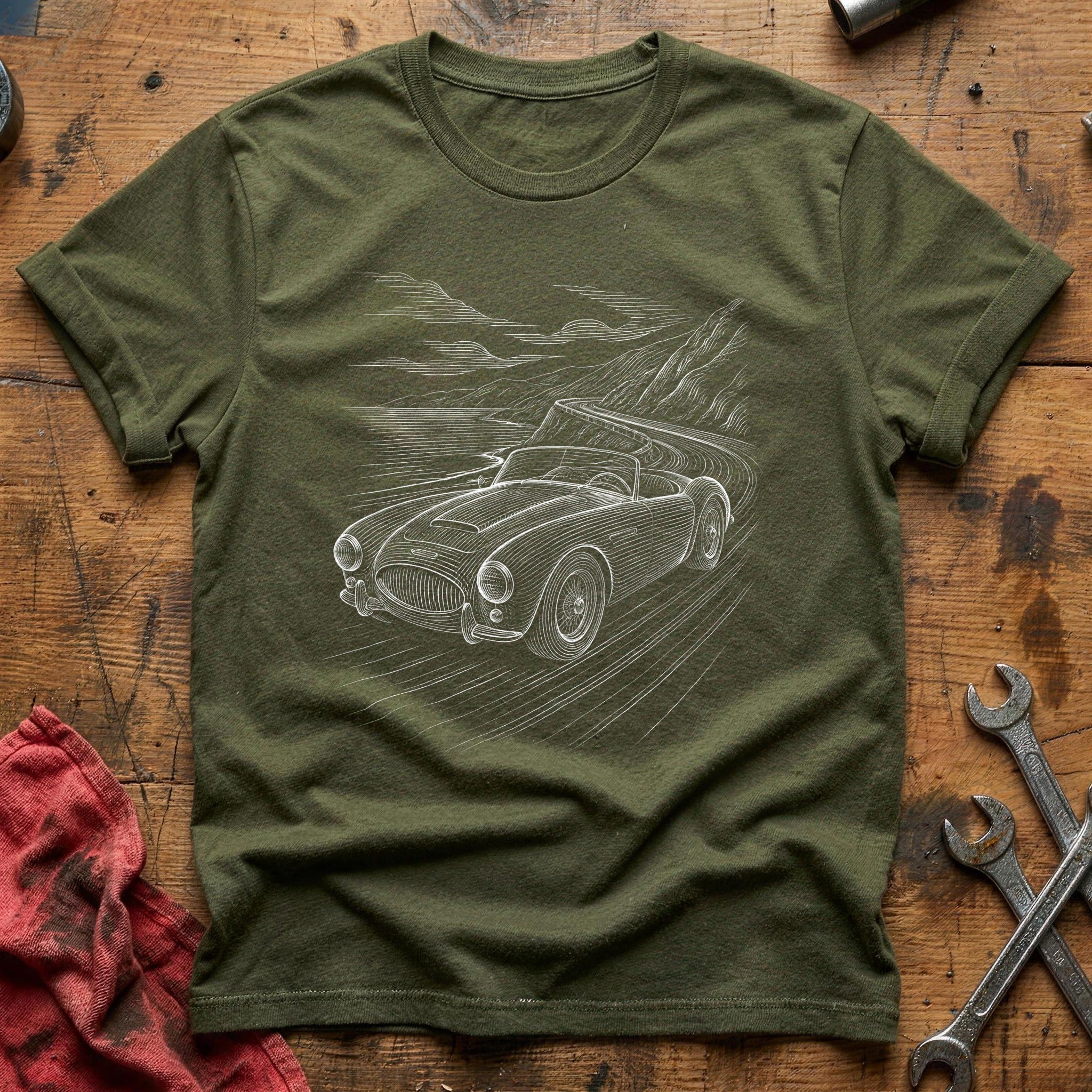 Touge Blitz T-Shirt - Military Green