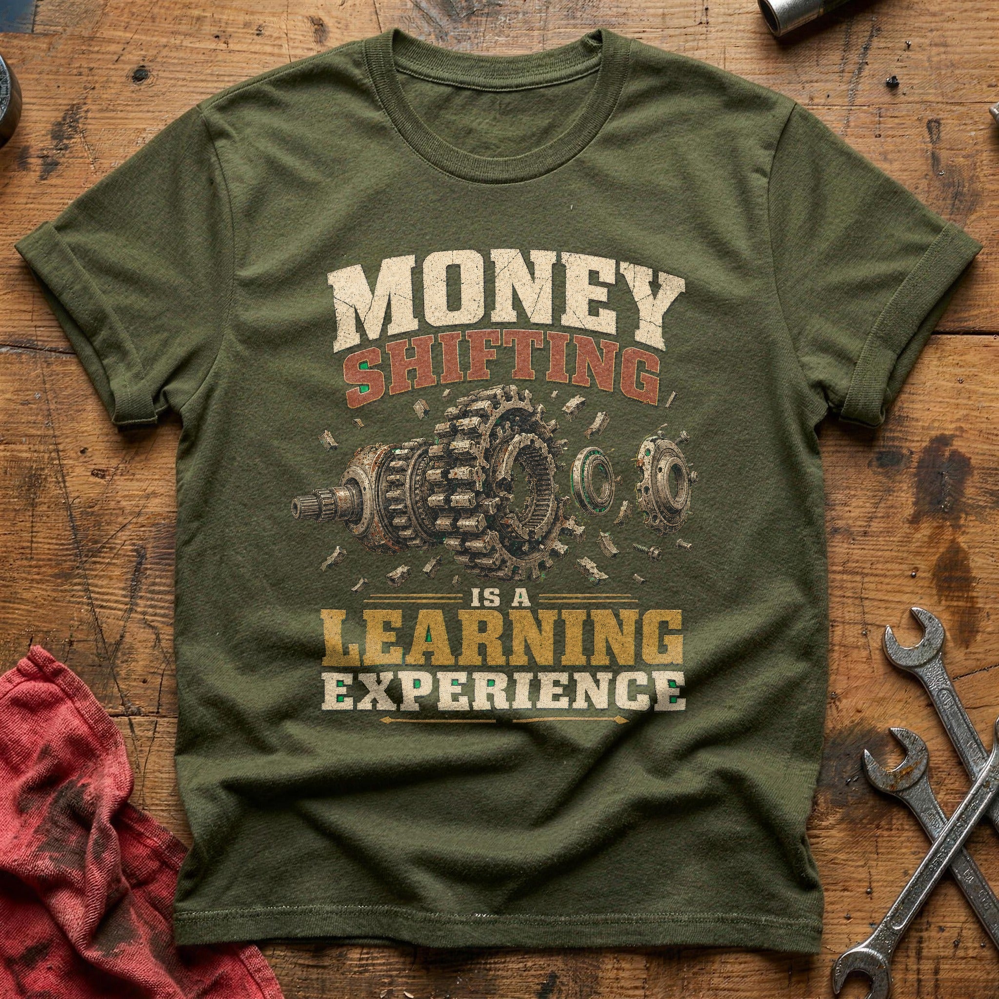 Transmission Tuition T-Shirt - Military Green