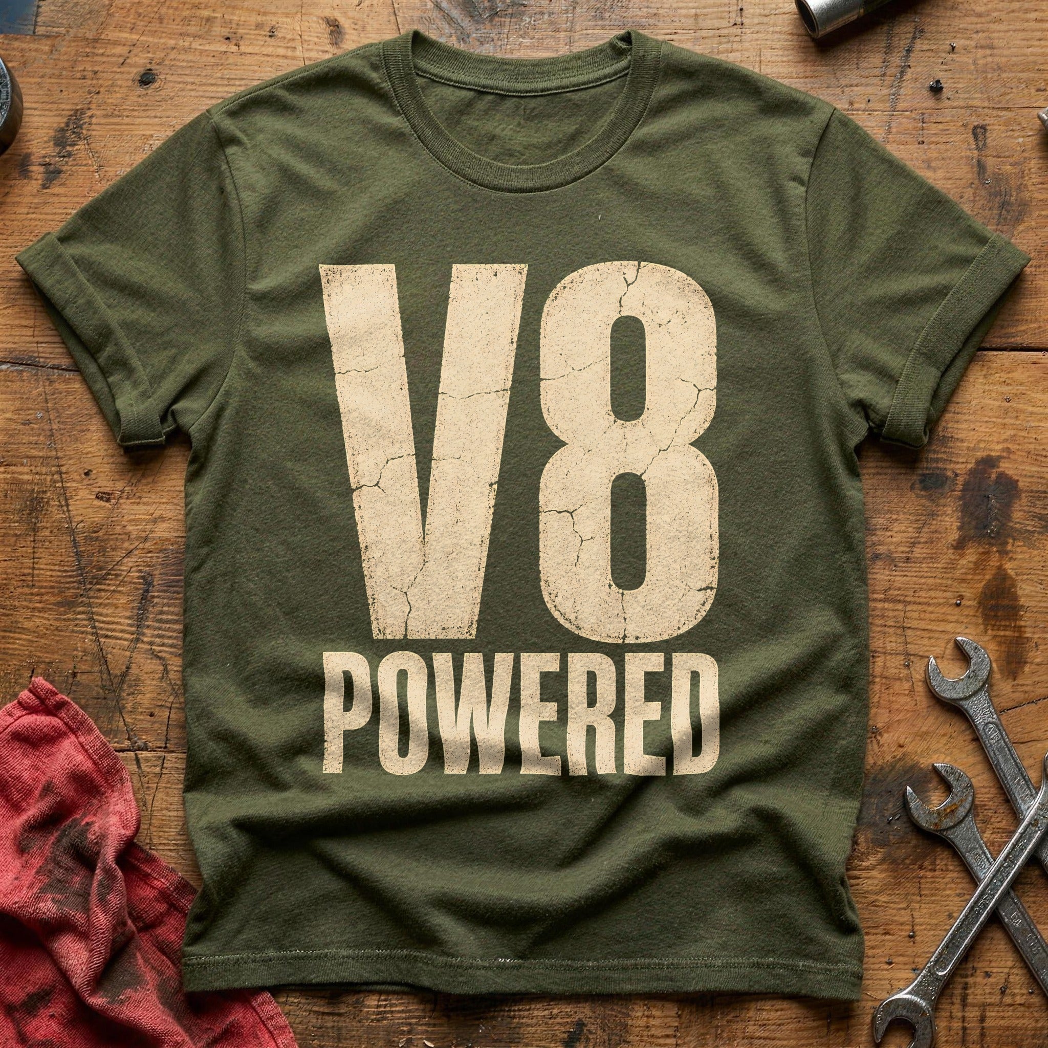 V8 Powered - Military Green