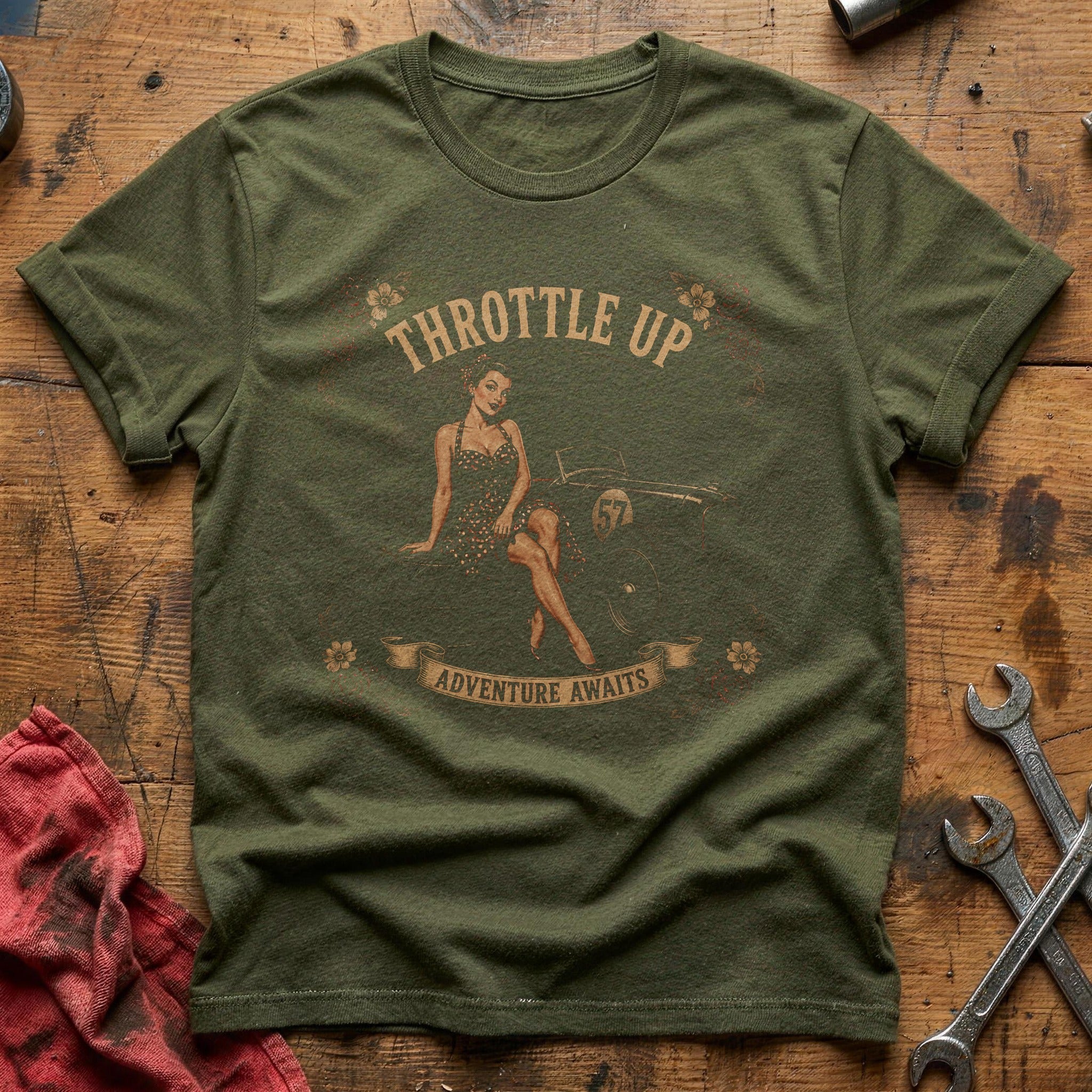 Vintage Speed Date - Military Green