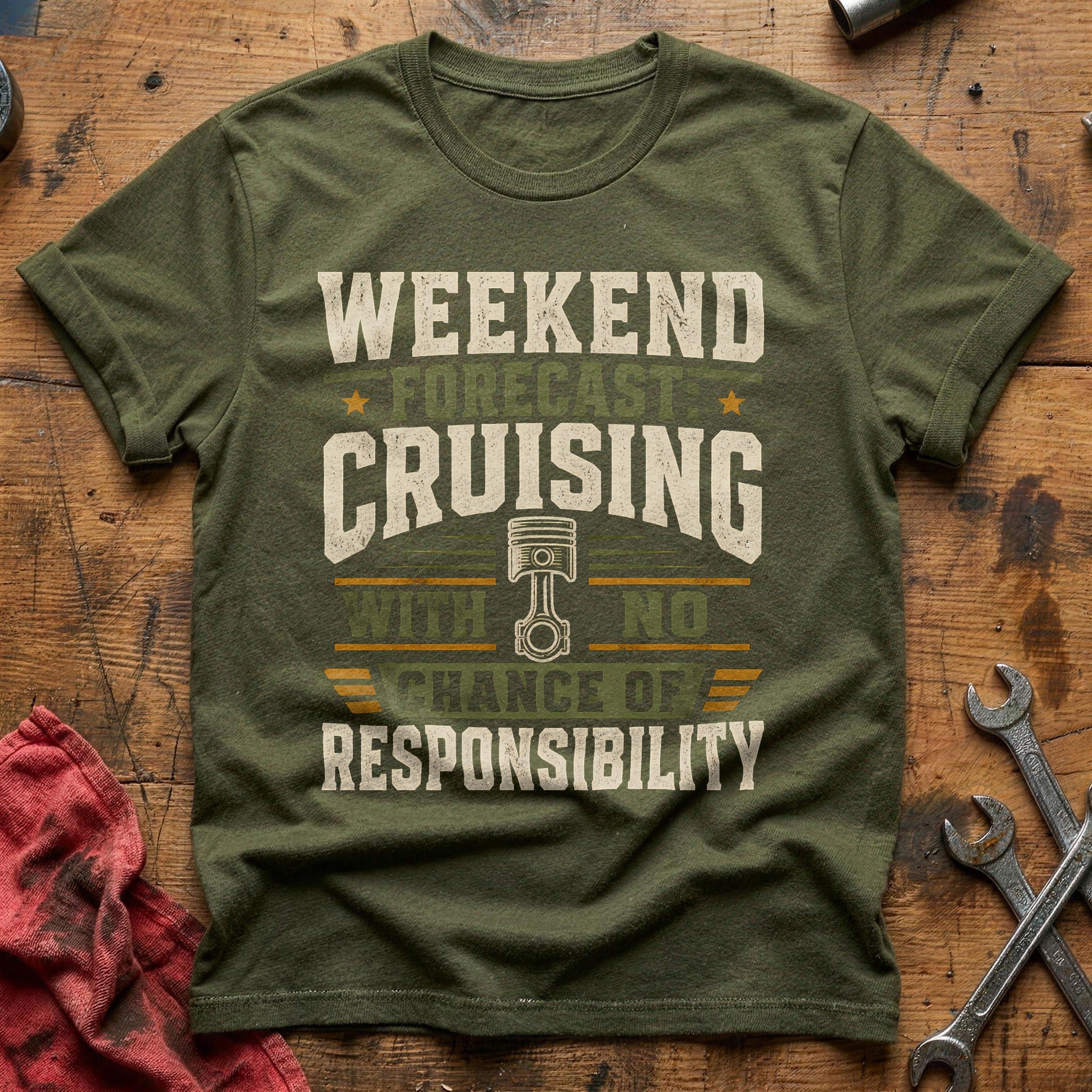 Weekend Forecast Cruising - Military Green