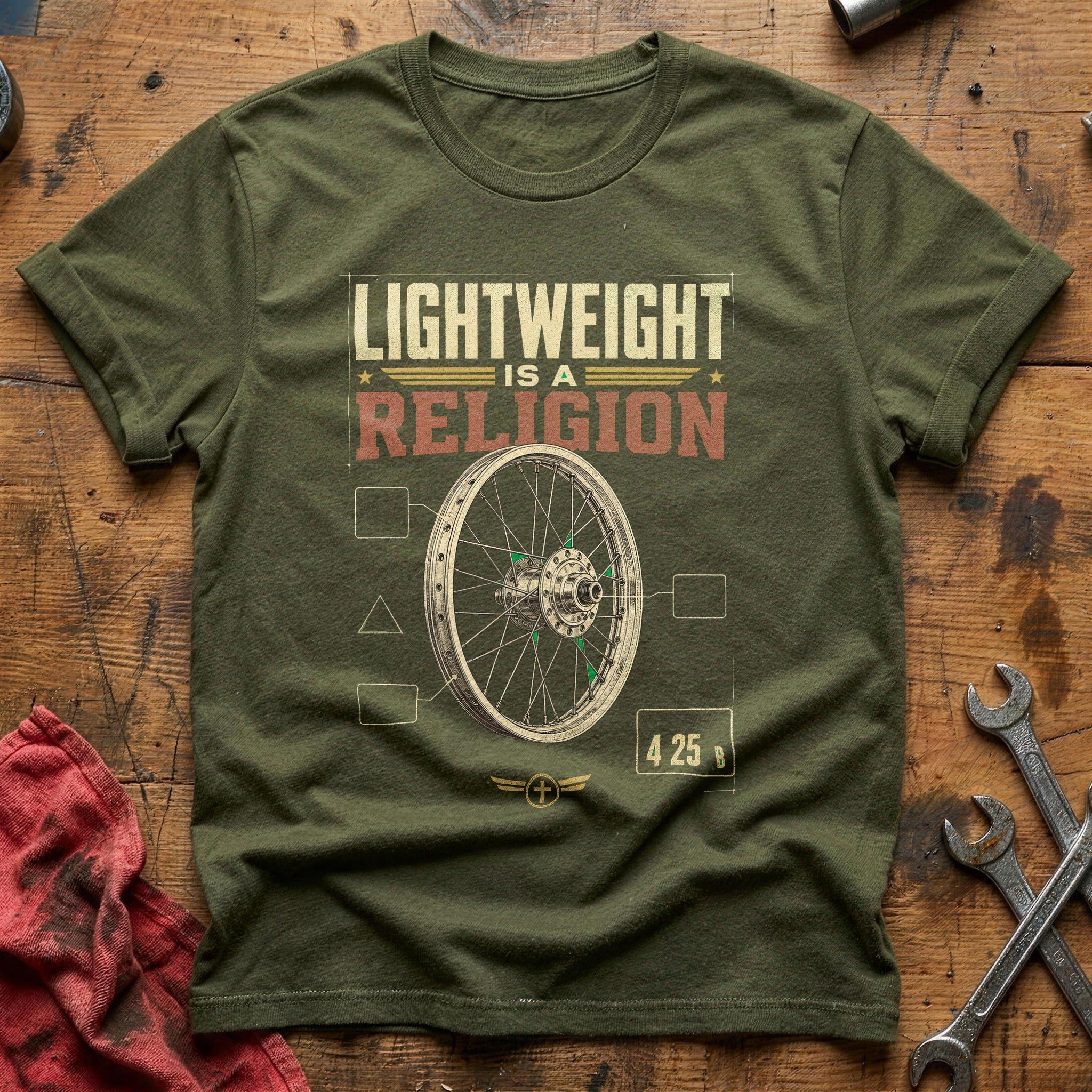 Weight is Everything T-Shirt - Military Green
