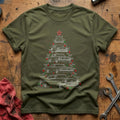 Whiteline Car Tree Baubles 27 T-Shirt - Military Green