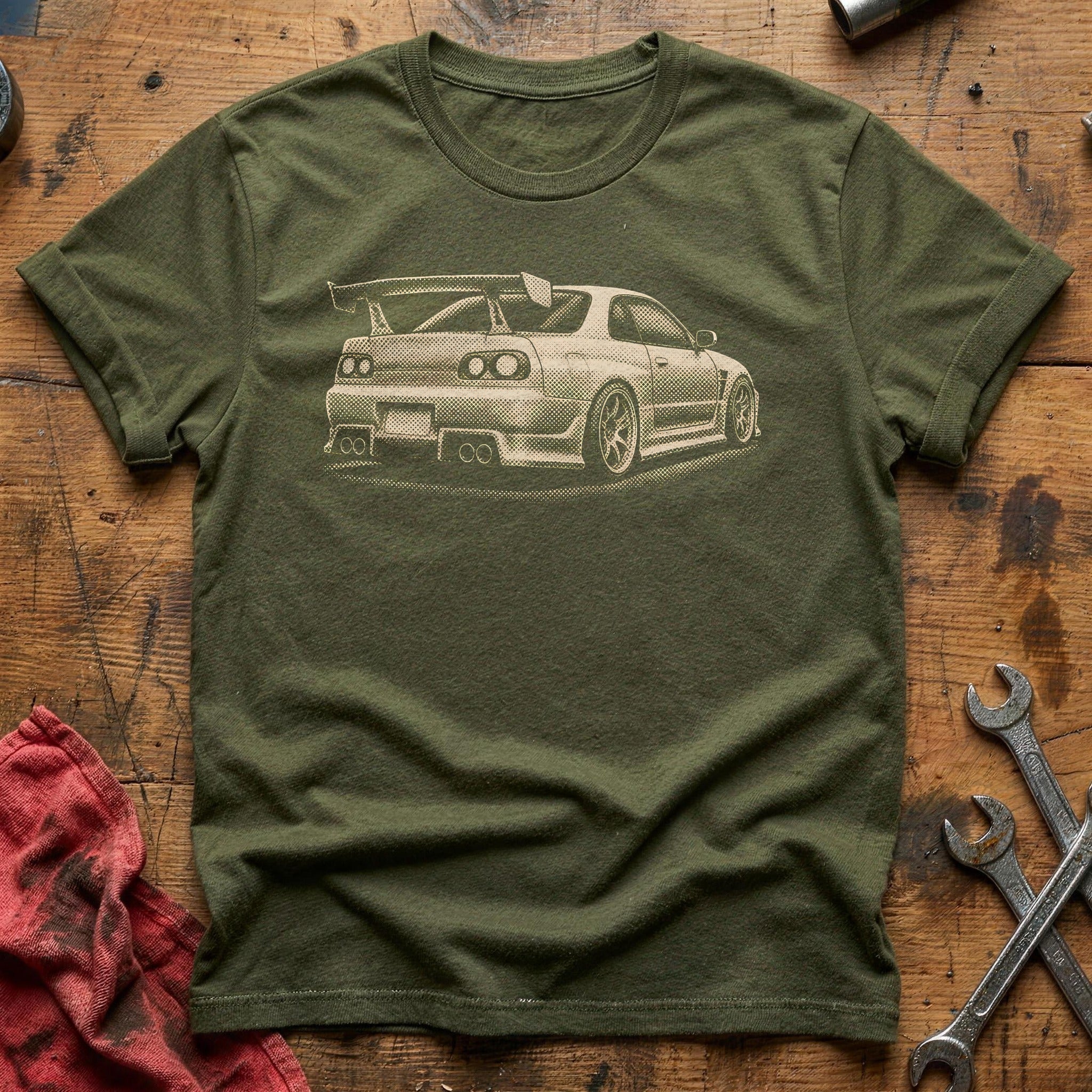 Wing & Wheels - Military Green