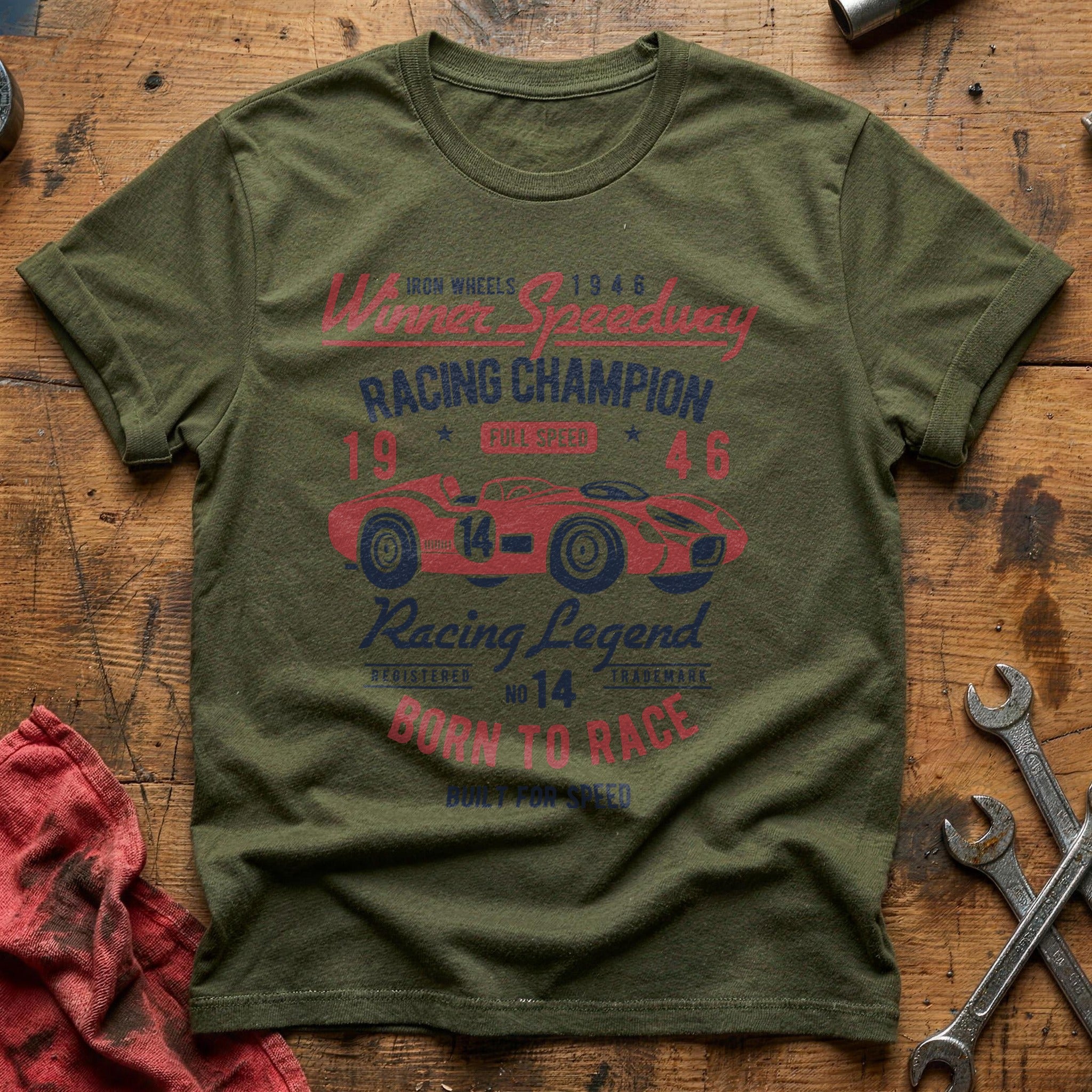 Winner speedway T-Shirt - Military Green