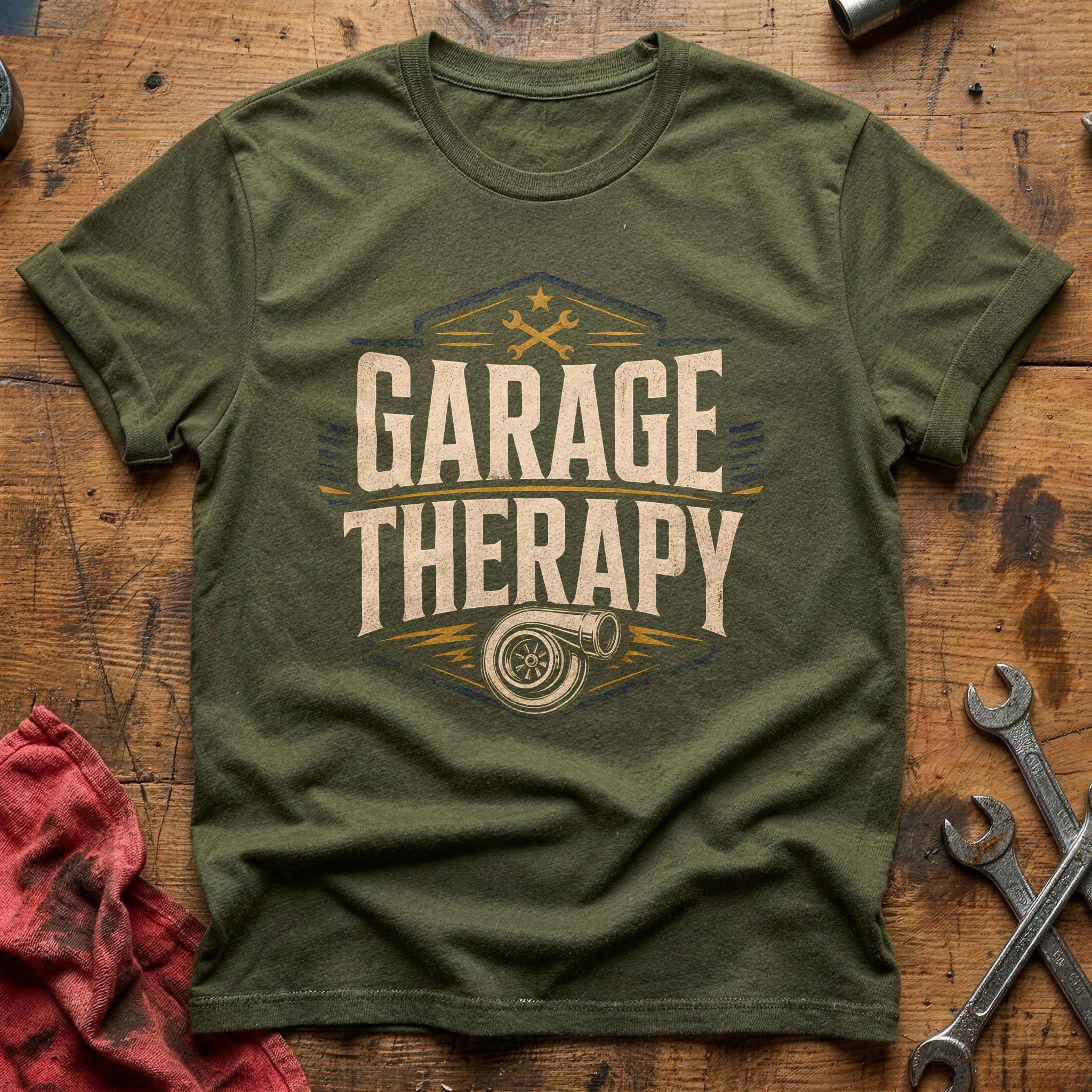 Wrench & Wisdom - Military Green