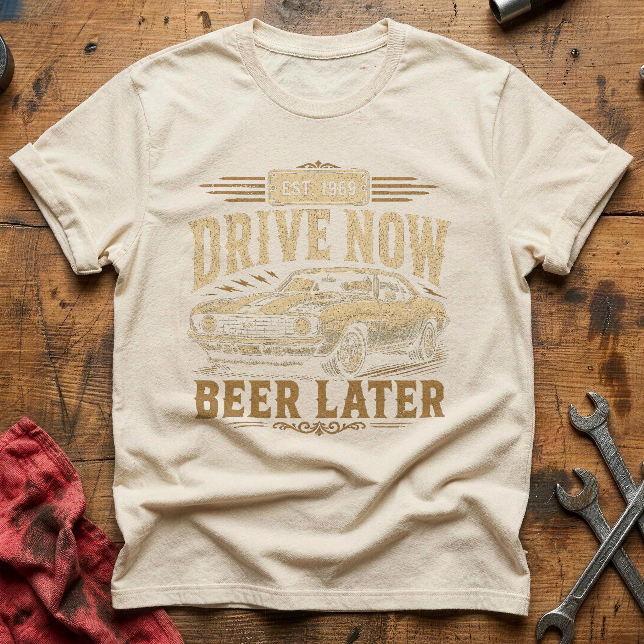 Built & Parked T-Shirt - Natural