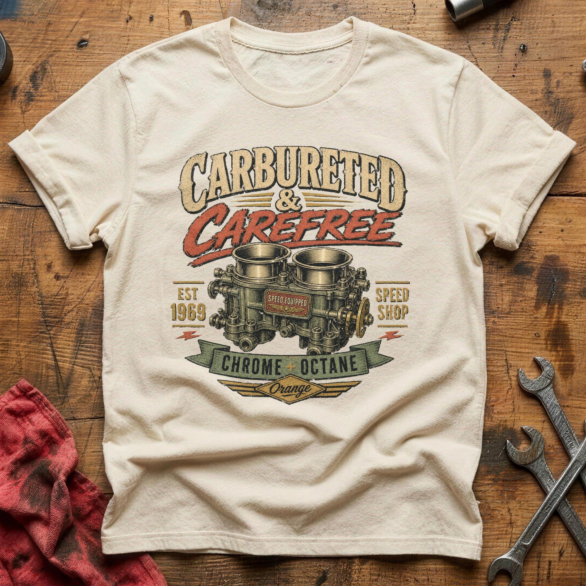 Carbureted & Carefree T-Shirt - Natural