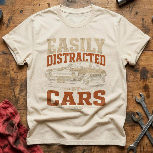 Distracted by Classics T-Shirt - Natural