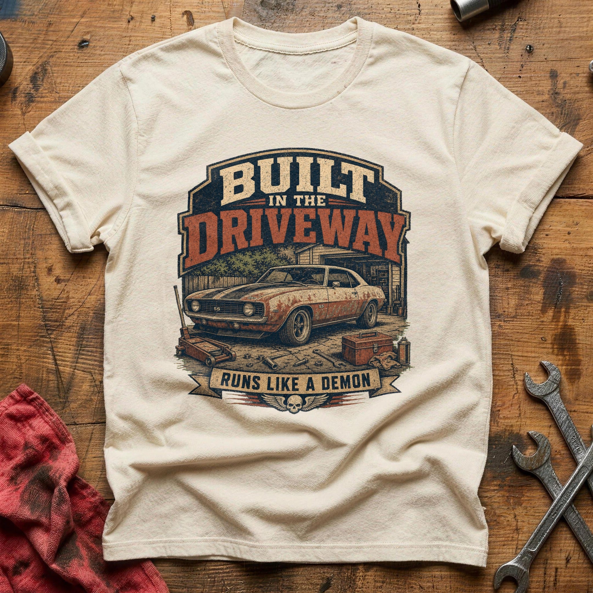 Driveway Demon T-Shirt - Natural