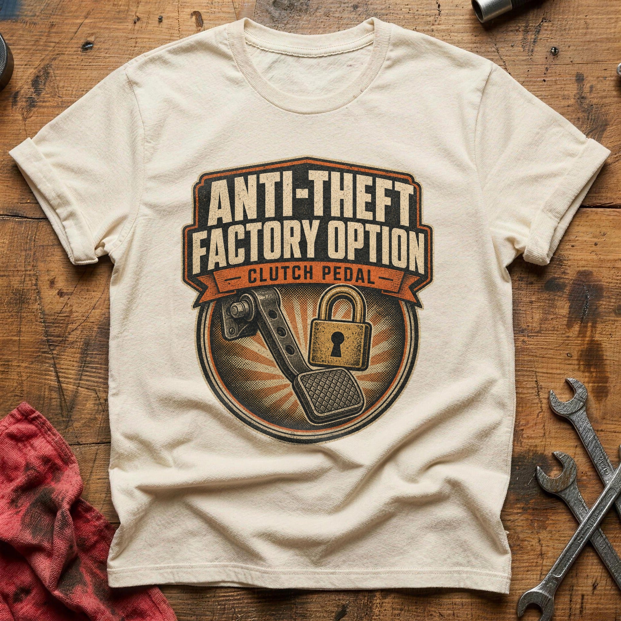 Factory Anti-Theft T-Shirt - Natural