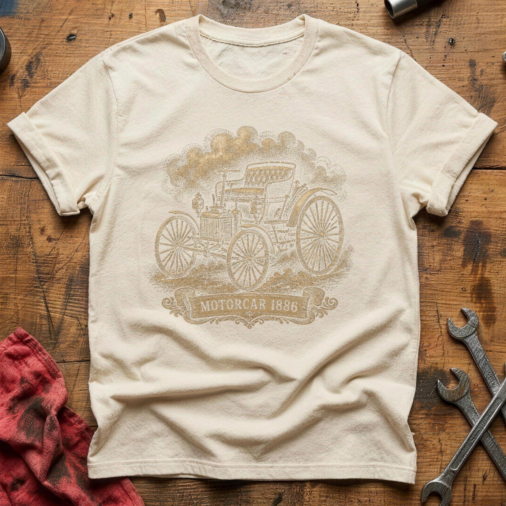First Lap, 1886 T-Shirt - Natural