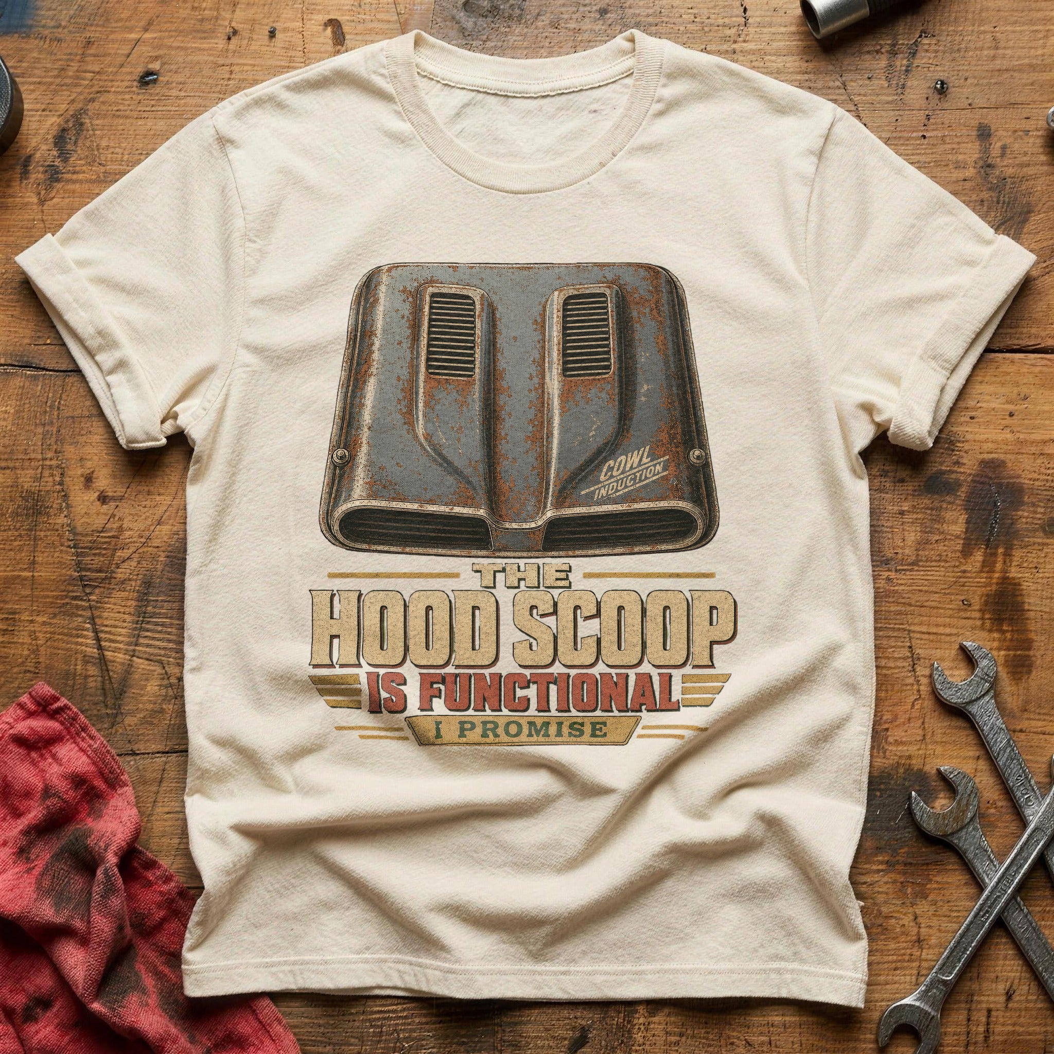 Hood Scoop Promise T-Shirt - Natural