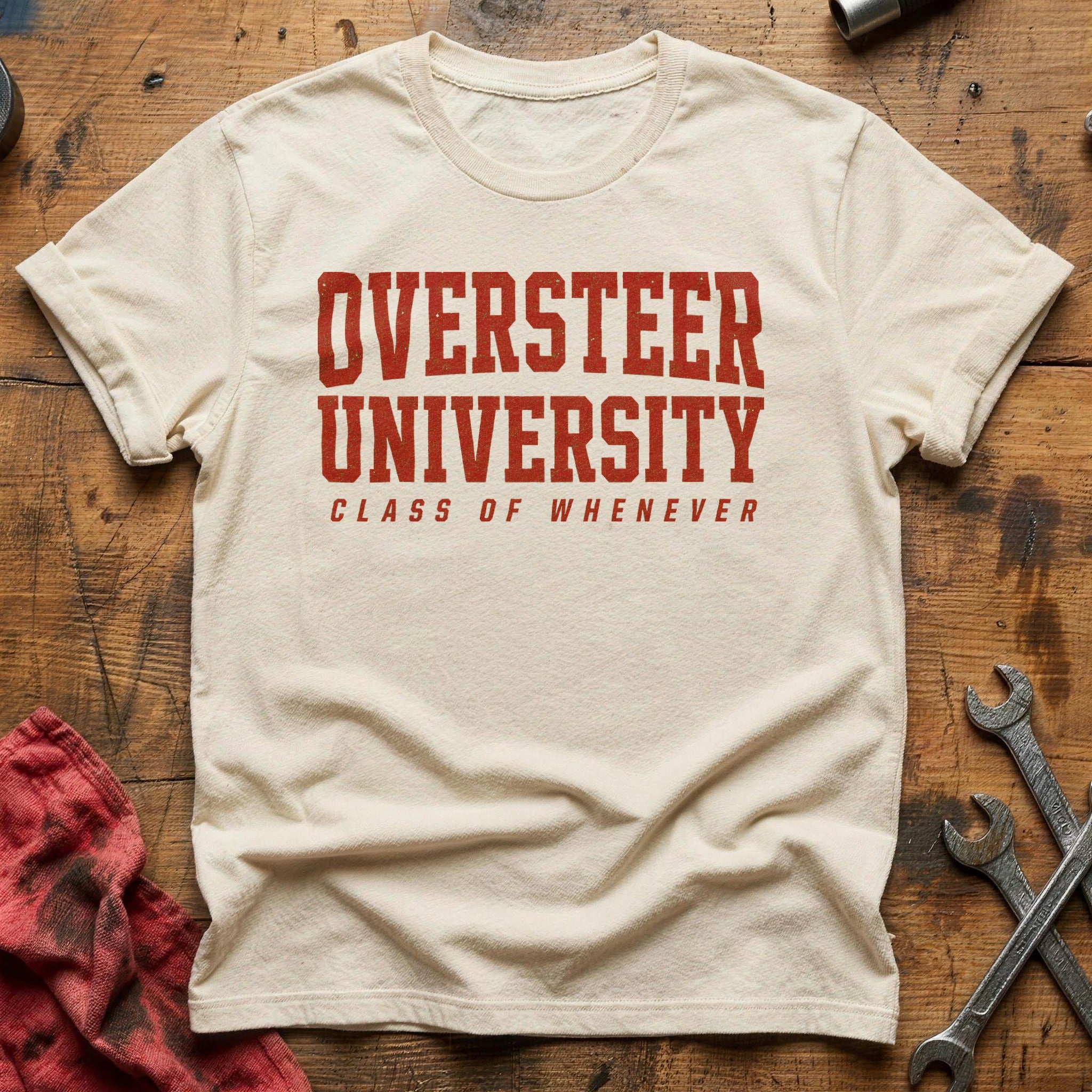 Oversteer University T-Shirt - Natural