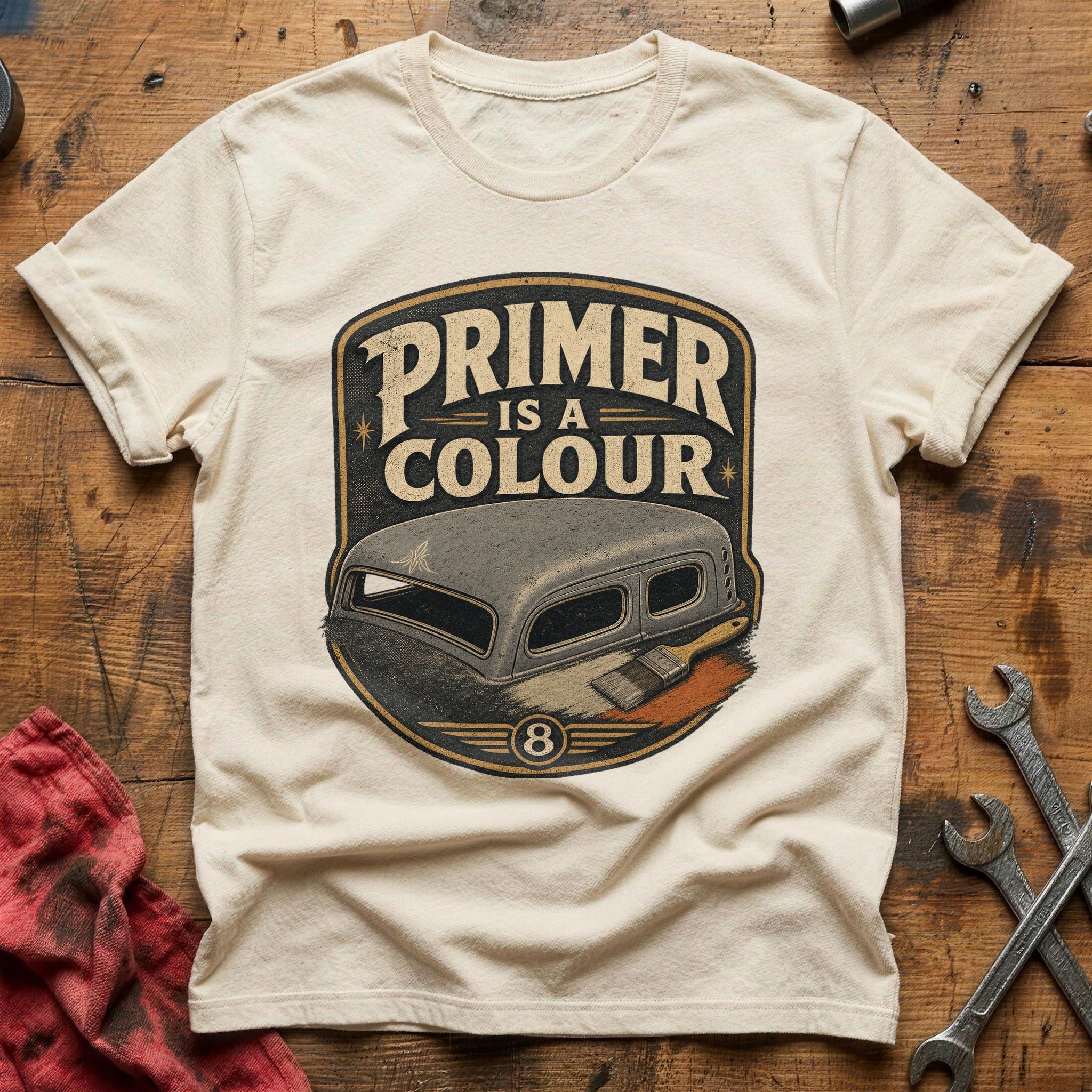 Primer is a Colour T-Shirt - Natural
