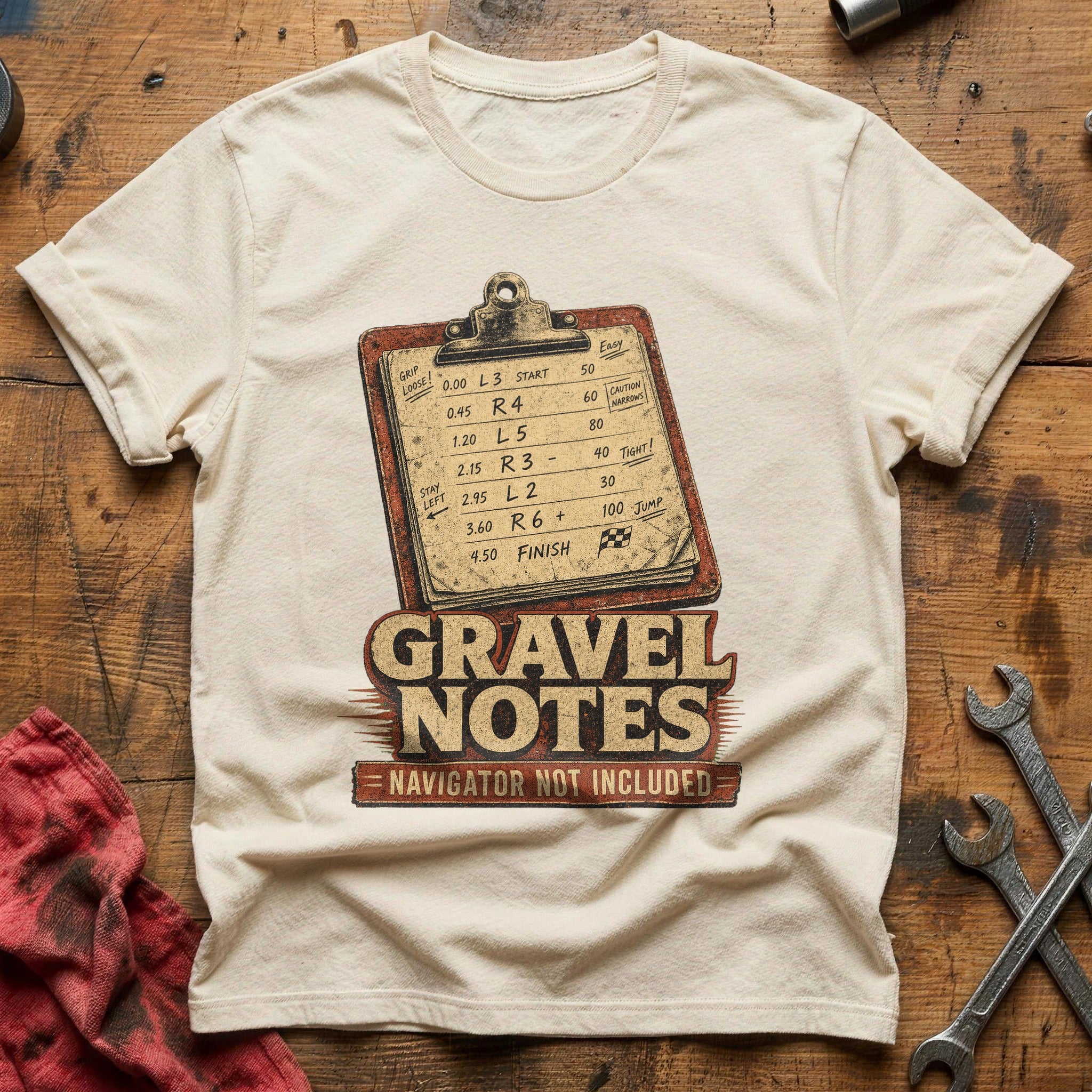 Rally Notes T-Shirt - Natural