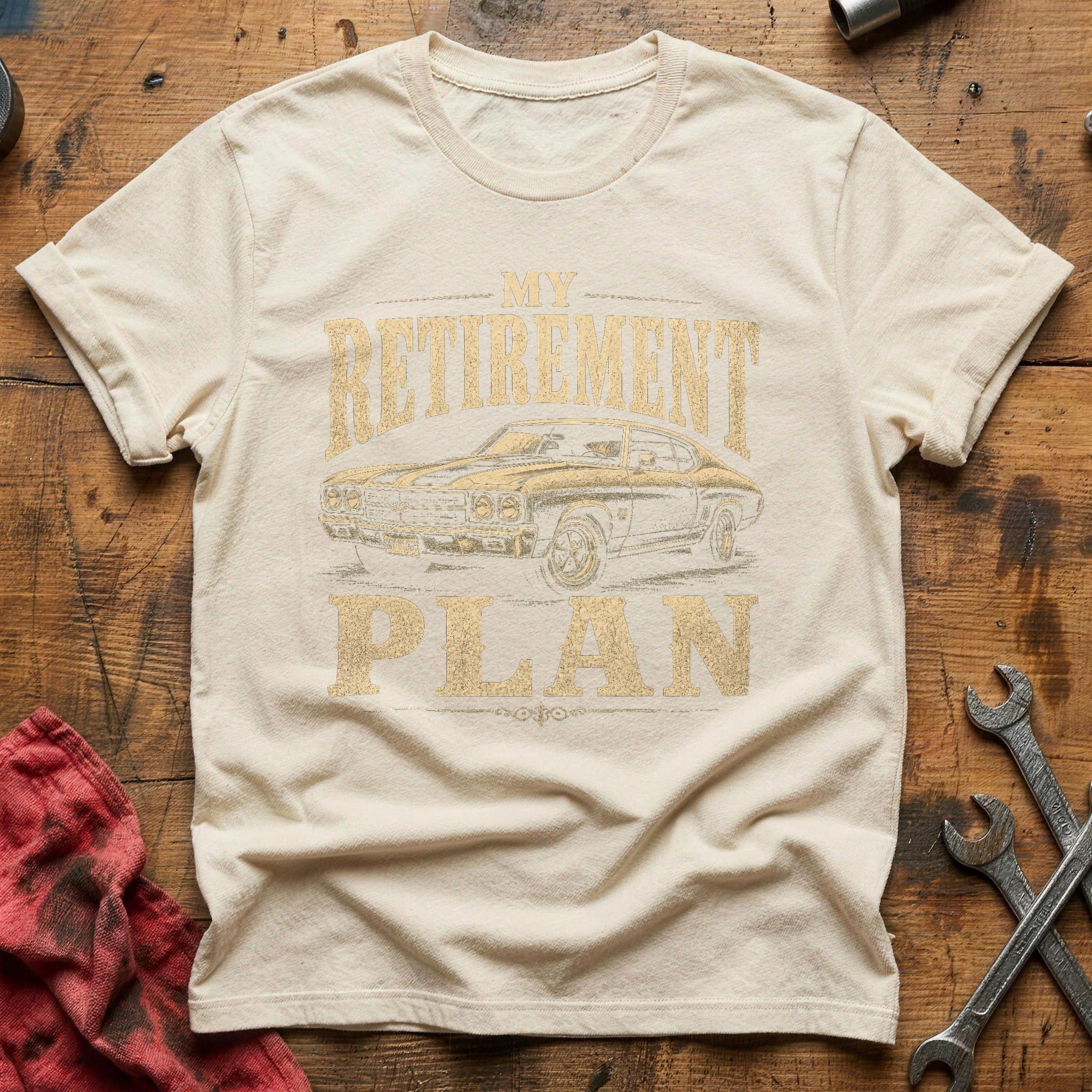 Retirement Plan T-Shirt - Natural