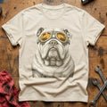 Throttle Bulldog T-Shirt - Natural