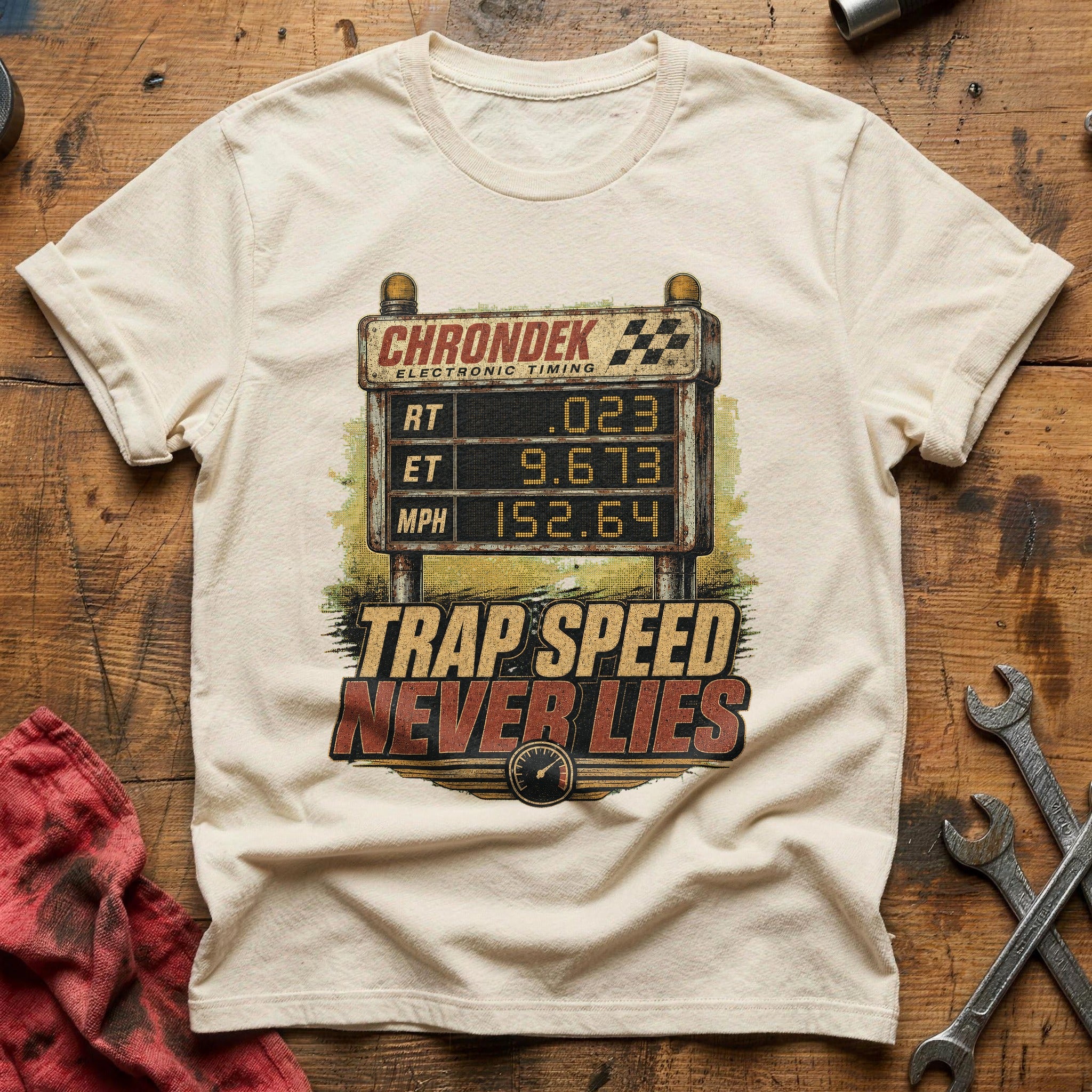 Trap Speed Never Lies T-Shirt - Natural