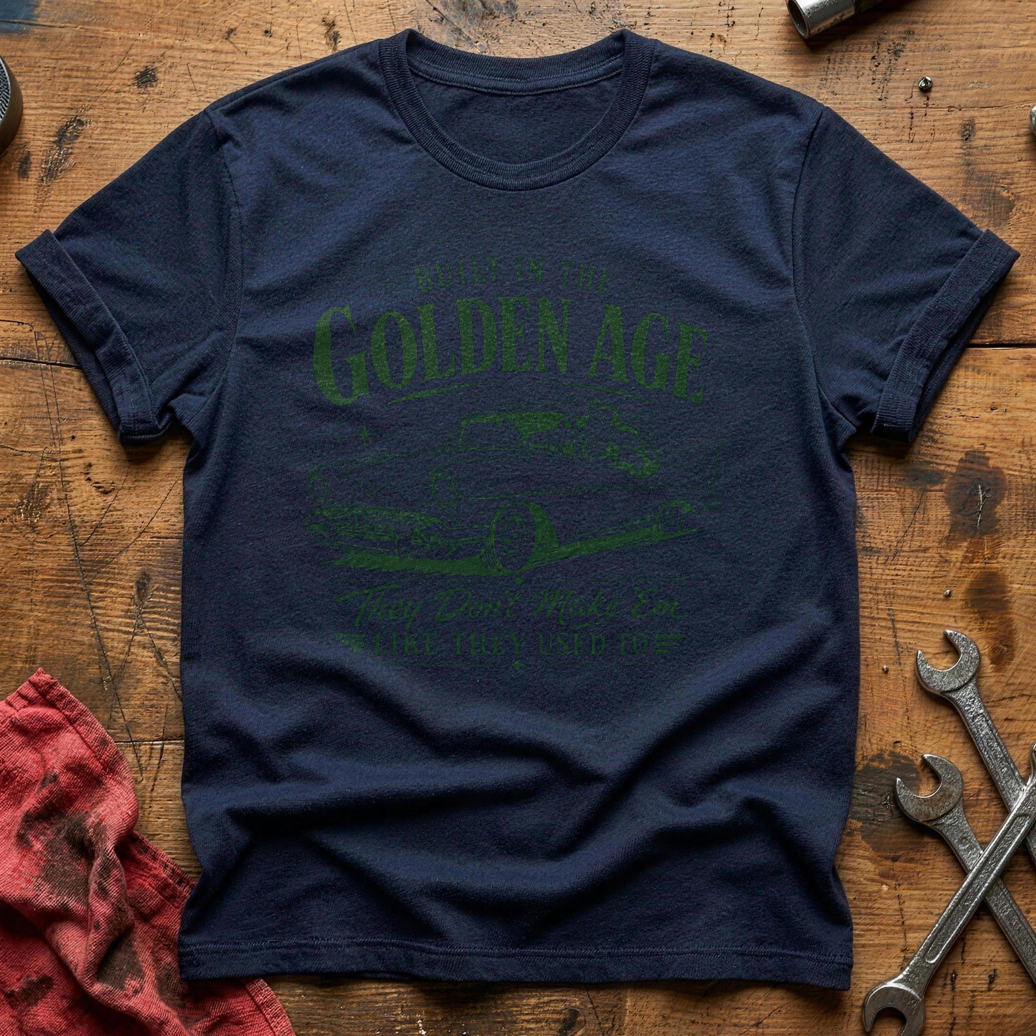 Built in the Golden Age T-Shirt - Navy