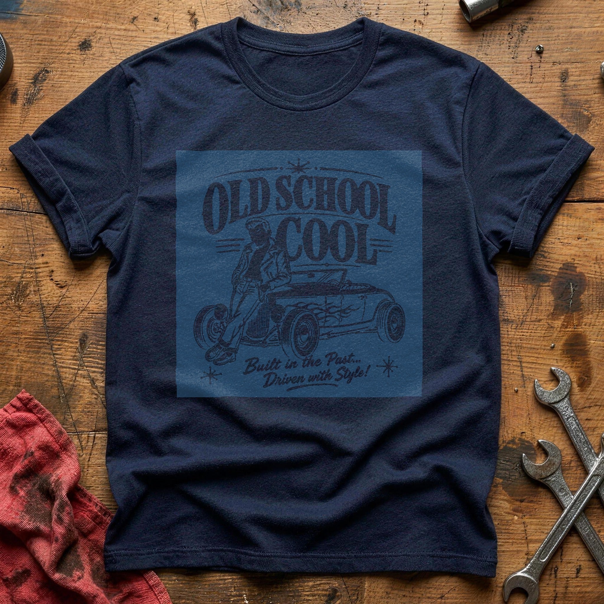 Old School Cool T-Shirt - Navy