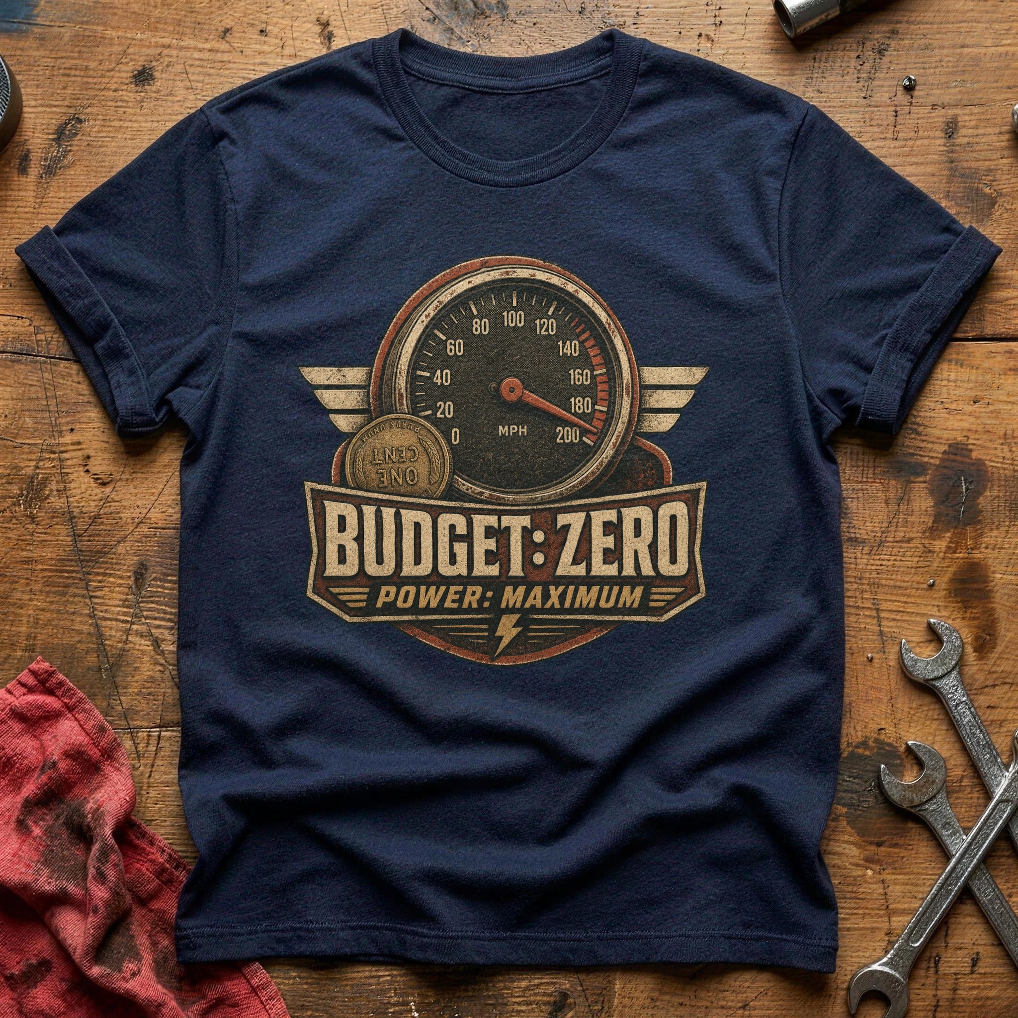 Budget Zero T-Shirt - Navy