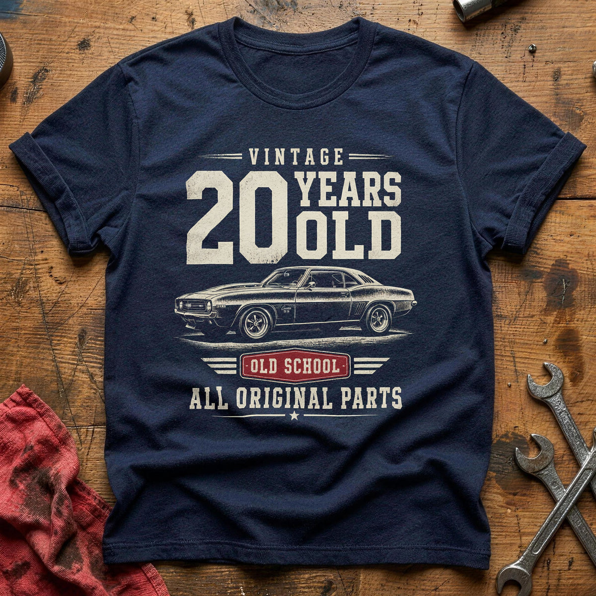 20 Original Parts T-Shirt - Navy