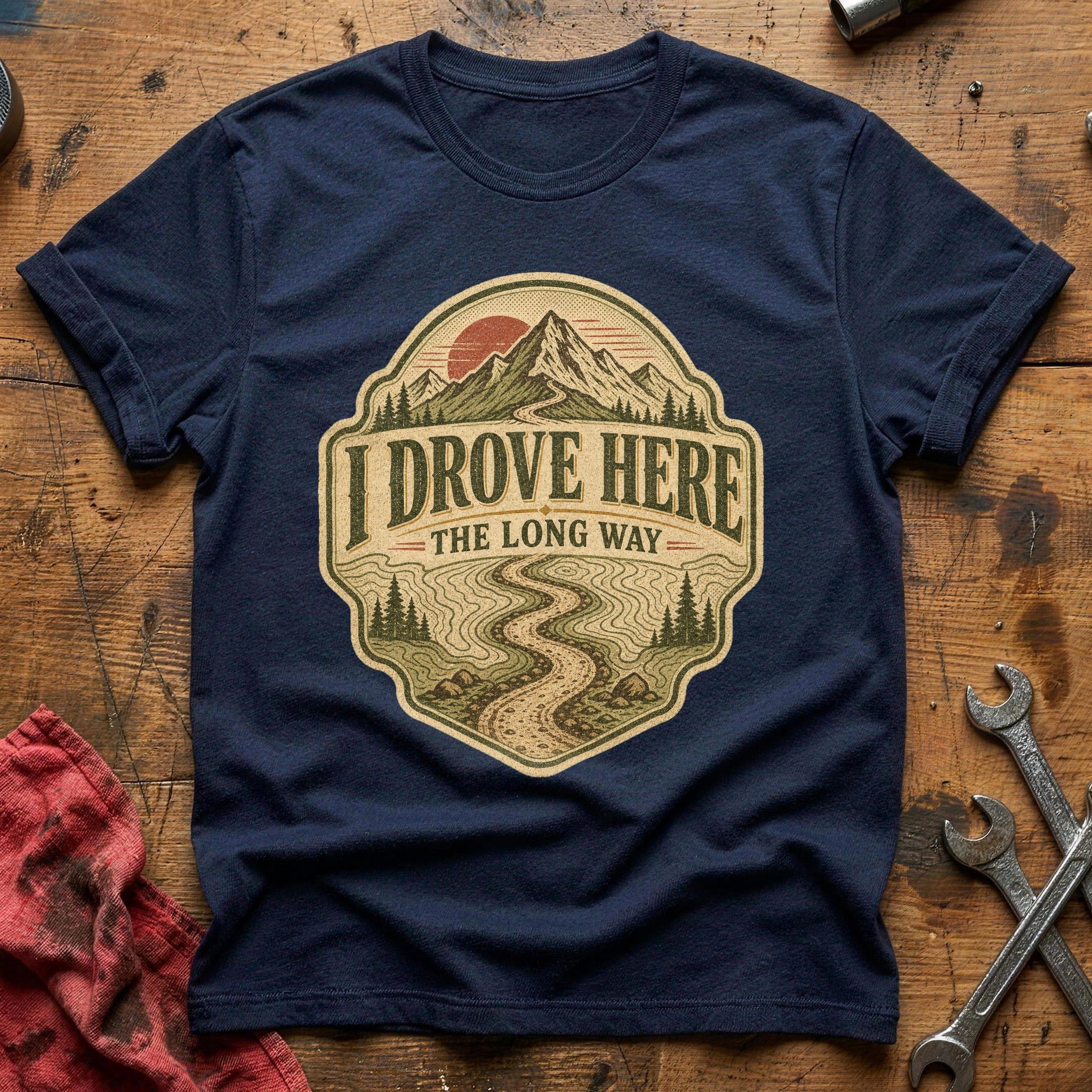 I Drove Here T-Shirt - Navy